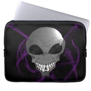 Capa Para Notebook Bolsa de laptop Neoprene alienígena cinza