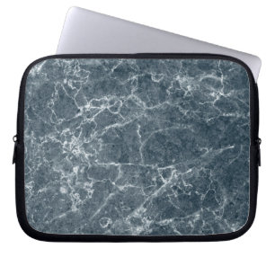Capa Para Notebook Bolsa de laptop Neoprene de mármore preto de 10 p