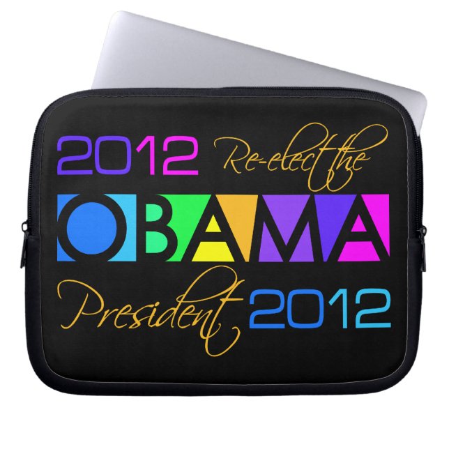 CAPA PARA NOTEBOOK BOLSA DE LAPTOP OBAMA 2012 (Frente)