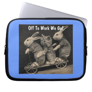 Capa Para Notebook bolsa de laptop "Off to Work"