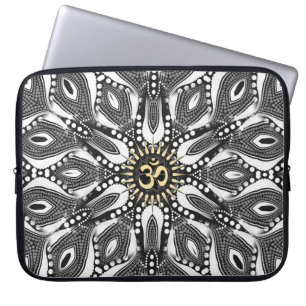 Capa Para Notebook Bolsa de laptop OM da Serpente Tribal