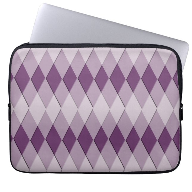 Capa Para Notebook Bolsa de laptop - Padrão de Argyle (Frente)