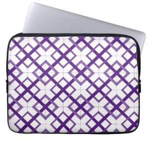 Capa Para Notebook Bolsa de laptop - Padrão de trava roxo padrão