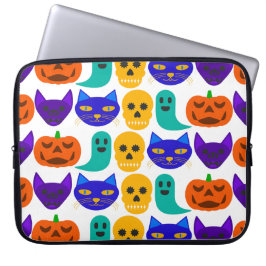 Capa Para Notebook Bolsa de laptop padrão do Halloween de 15 polegada