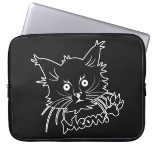 Capa Para Notebook Bolsa de laptop personalizada Black Cat