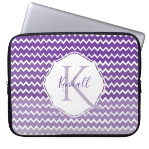 Capa Para Notebook Bolsa de laptop Personalizada Chevron de Ombre Rox