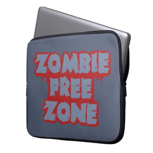 Capa Para Notebook Bolsa de laptop personalizada da Zona Livre Zombie (Frente Esquerda)