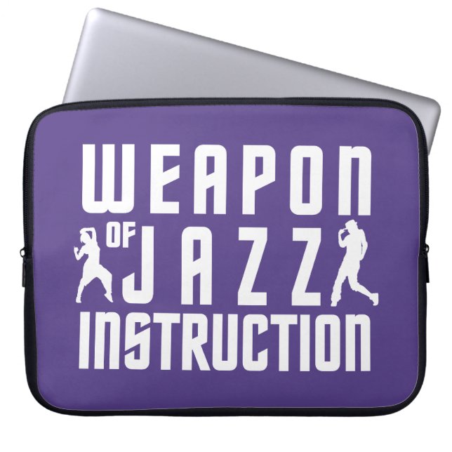 Capa Para Notebook Bolsa de laptop personalizada de instrução Jazz (Frente)