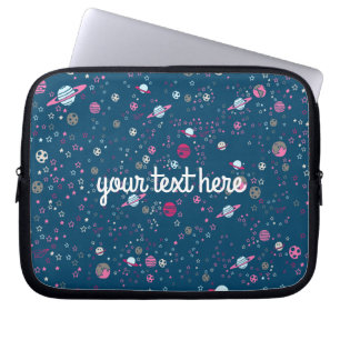 Capa Para Notebook Bolsa de laptop Personalizada do Espaço Azul