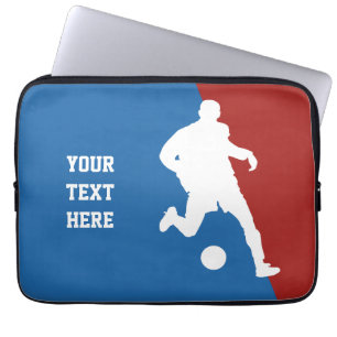 Capa Para Notebook Bolsa de laptop personalizada do jogador de futebo