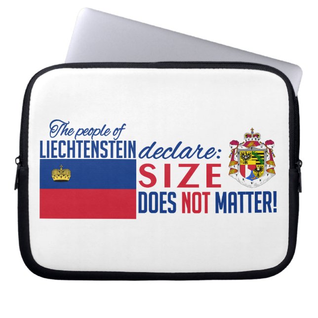 Capa Para Notebook Bolsa de laptop personalizada do Liechtenstein (Frente)