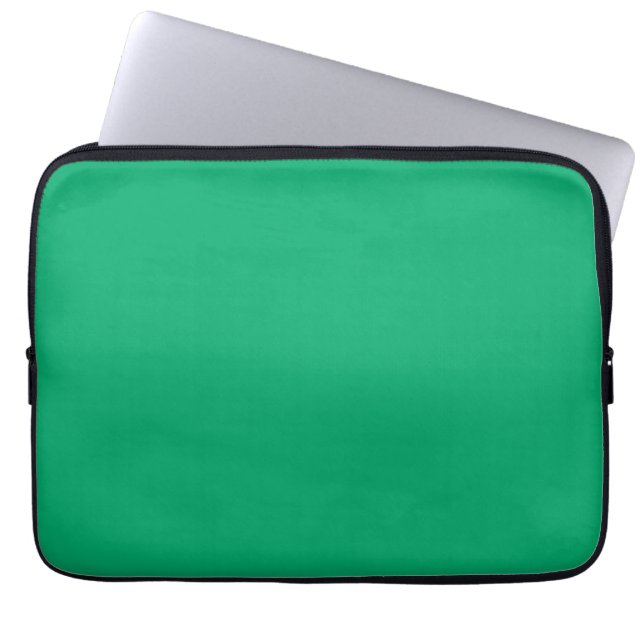 Capa Para Notebook Bolsa de laptop Personalizada Emerald Green (Frente)
