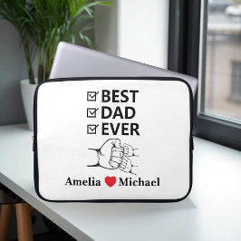 Capa Para Notebook Bolsa de Laptop Personalizada Melhor Pai do Mundo
