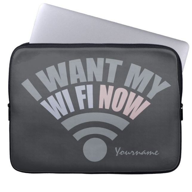 Capa Para Notebook Bolsa de laptop personalizado WiFi (Frente)