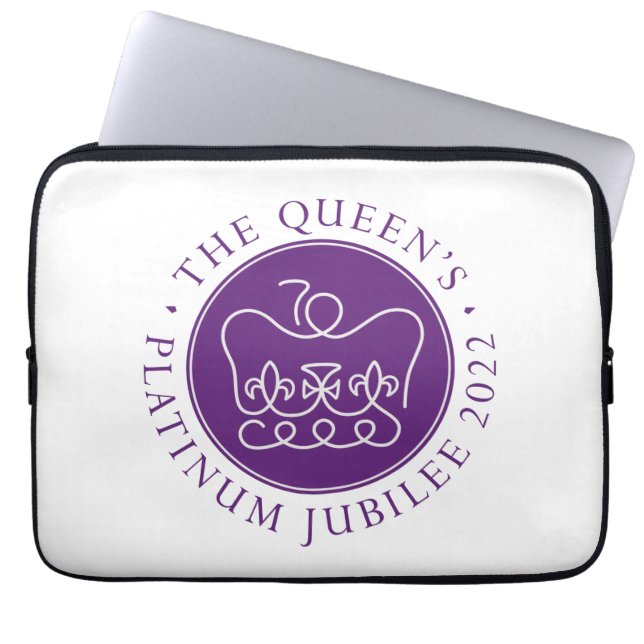 Capa Para Notebook Bolsa de laptop Platinum Jubilee da Rainha (Frente)