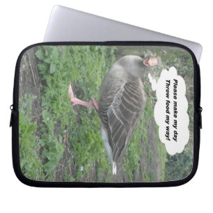 Capa Para Notebook Bolsa de laptop Poem Duck Cote Ladee Basset