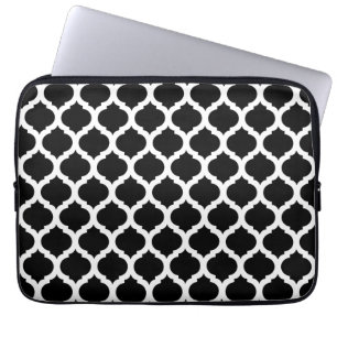 Capa Para Notebook Bolsa de laptop Preta e Branca de Marrocos