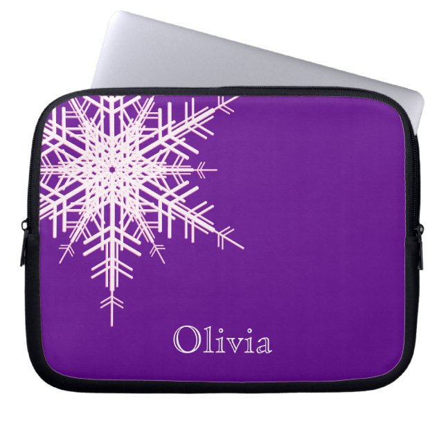 Capa Para Notebook Bolsa de laptop Púrpura de Neve (Frente)