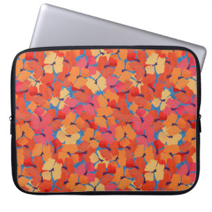 Capa Para Notebook Bolsa de laptop rosa, laranja, papas amarelas