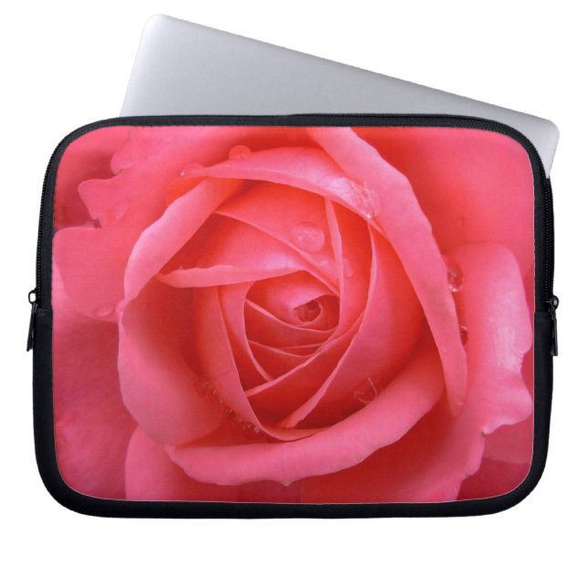 Capa Para Notebook Bolsa de laptop Rosa Rosa Rosa Rosa Rosa Rosa Româ (Frente)