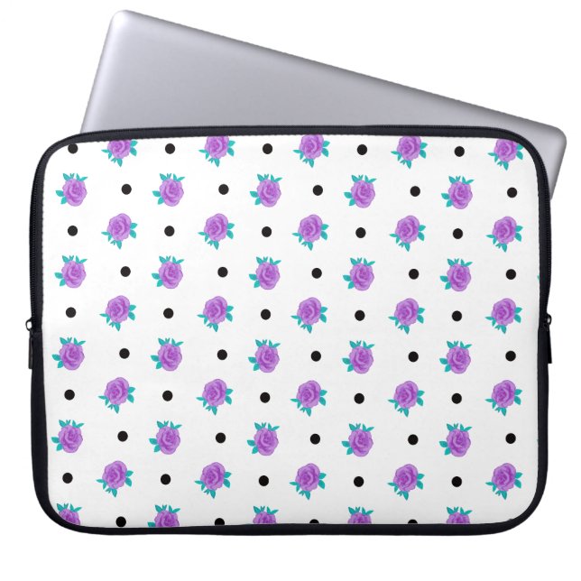 Capa Para Notebook Bolsa de laptop Rosa Roxo (Frente)