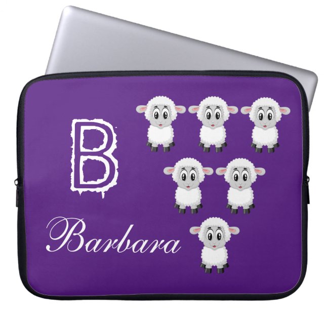 Capa Para Notebook Bolsa de laptop Roxo (Frente)
