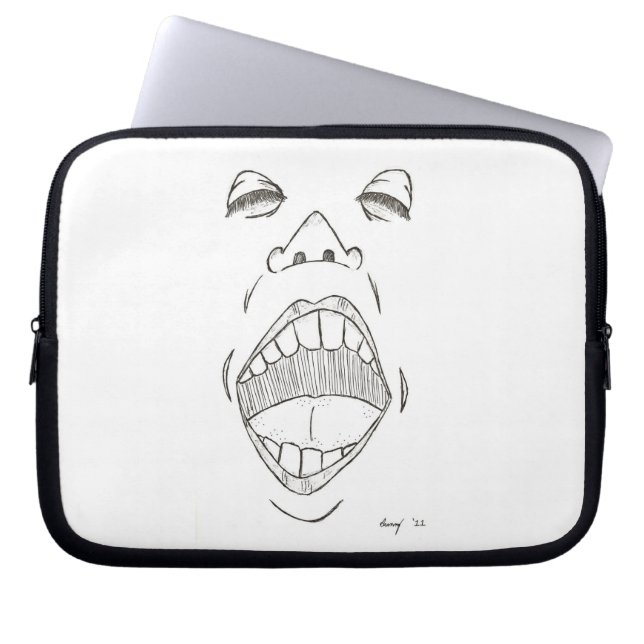 Capa Para Notebook bolsa de laptop "Shout" (Frente)