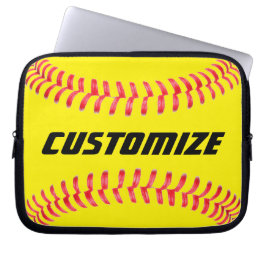 Capa Para Notebook Bolsa de laptop Softball Personalizada