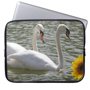Capa Para Notebook Bolsa de laptop Swan Girassol