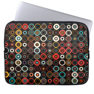 Capa Para Notebook Bolsa de laptop Tópica Retroativa: Círculos de Boh
