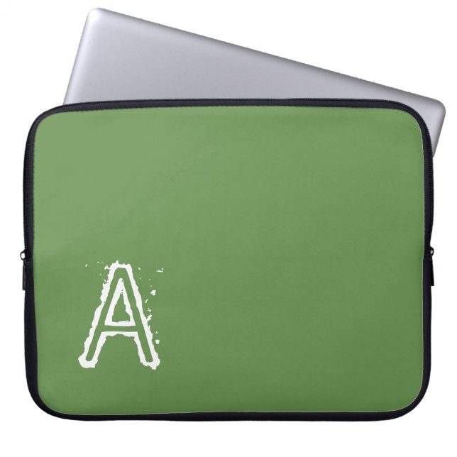 Capa Para Notebook Bolsa de laptop Verde (Frente)