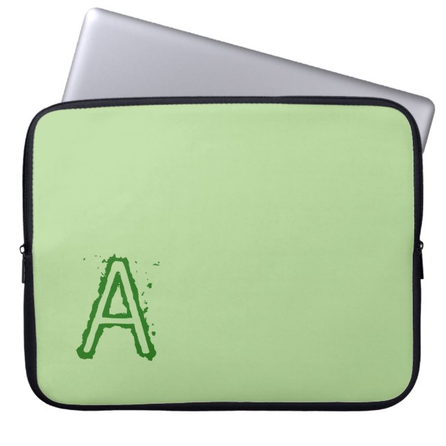Capa Para Notebook Bolsa de laptop Verde (Frente)