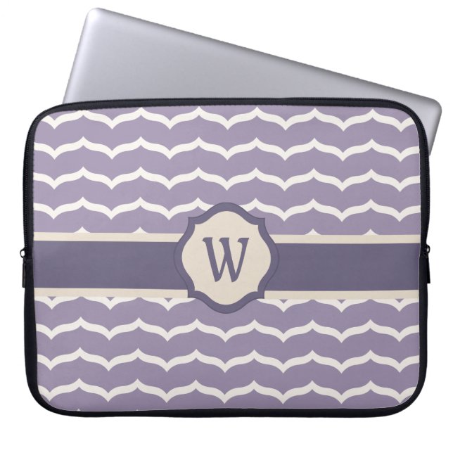 Capa Para Notebook Bolsa de laptop Zigzag florida (Frente)