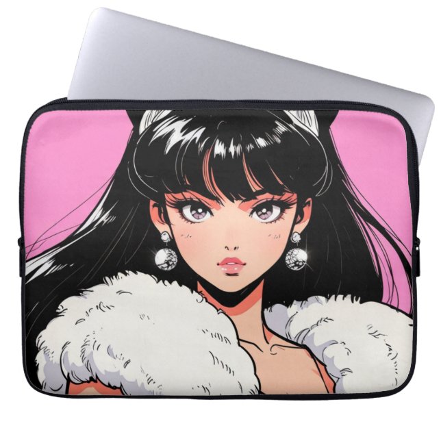 Capa Para Notebook Bolsa Eletrônica Anime (Frente)