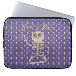 Capa Para Notebook Bolsa Eletrônica Coração de Ouro