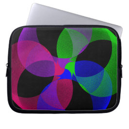 Capa Para Notebook Bolsa Eletrônica de Fusão Geométrica Multicolorida