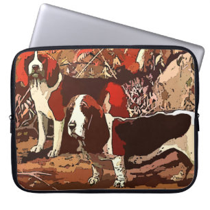 Capa Para Notebook Bolsa para Computador Portátil Beagles Pintados Vi
