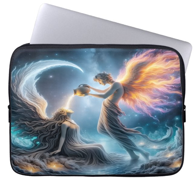 Capa Para Notebook Bolsa para Laptop Abençoado (Frente)