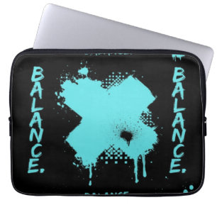 Capa Para Notebook Bolsa para Laptop Abstract Balance - Cyberpunk Mod