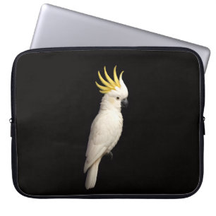 Capa Para Notebook Bolsa para Laptop Black 4 Luxe, Cacatua-de-crista-