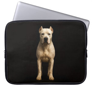 Capa Para Notebook Bolsa para Laptop Black 4 Luxe, Dogo Argentino Ous
