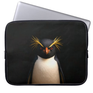 Capa Para Notebook Bolsa para Laptop Black 4 Luxe, Pinguim Rockhopper
