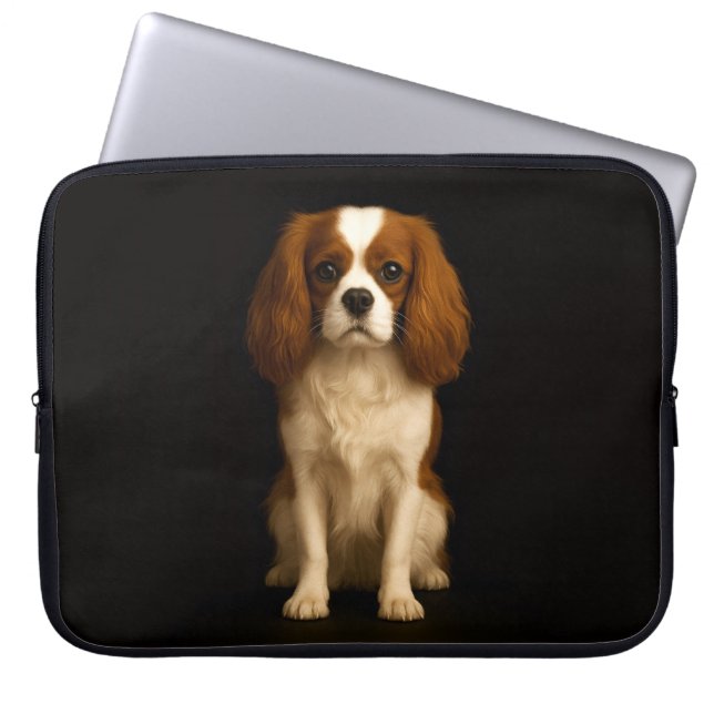Capa Para Notebook Bolsa para Laptop Black 4 Luxe, Sweet Cavalier Spa (Frente)