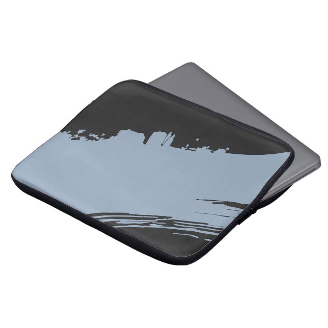 Capa Para Notebook Bolsa para Laptop BlueHaze Noir (Frente Topo)