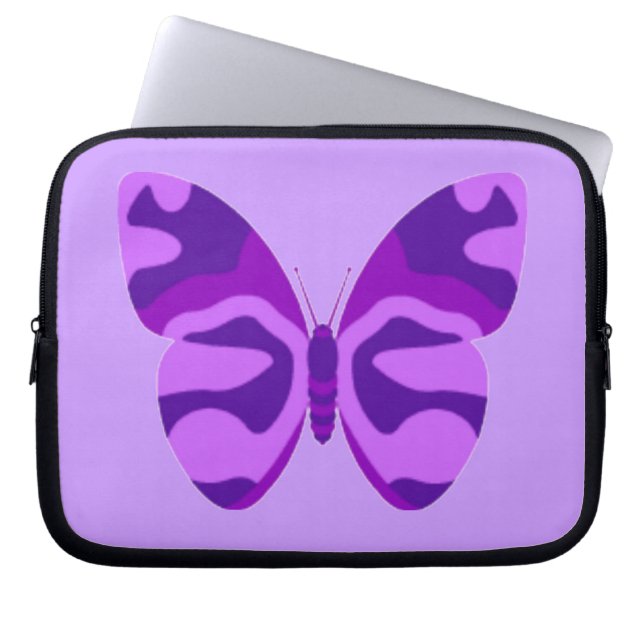Capa Para Notebook Bolsa para Laptop Borboleta (Frente)