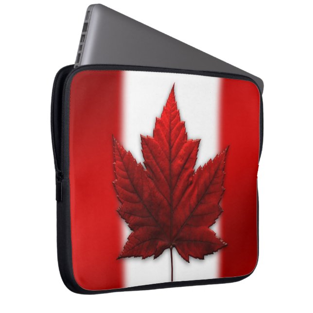 Capa Para Notebook Bolsa para Laptop Canadá Bandeira do Canadá Souven (Frente Esquerda)