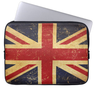 Capa Para Notebook Bolsa para Laptop com Bandeira do Reino Unido em e