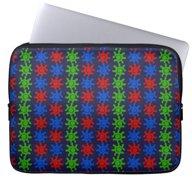 Capa Para Notebook Bolsa para Laptop com Padrão Abstrato Ímpar de 13  (Frente)
