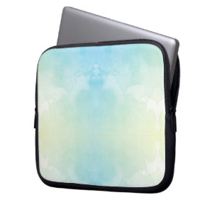 Capa Para Notebook Bolsa para laptop com um design de aquarela pastéi