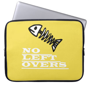 Capa Para Notebook Bolsa para Laptop de Esqueleto de Peixe Sem Restos